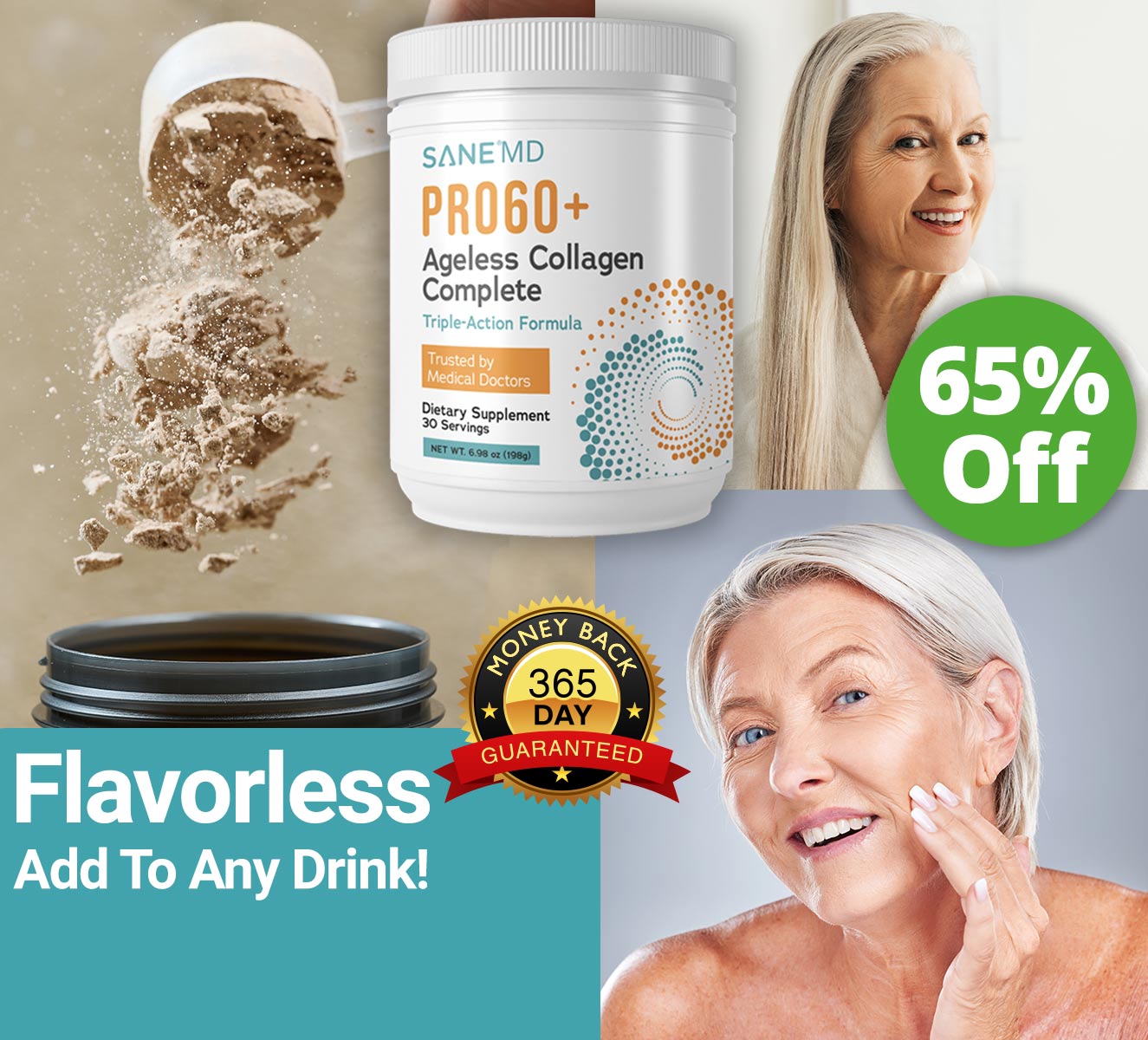 SANE MD VITAAE Three bottles