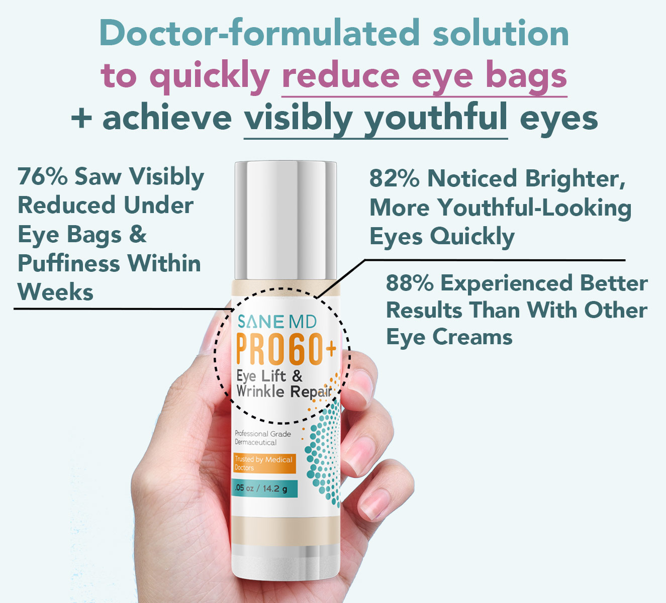 Vitaae held in fingers