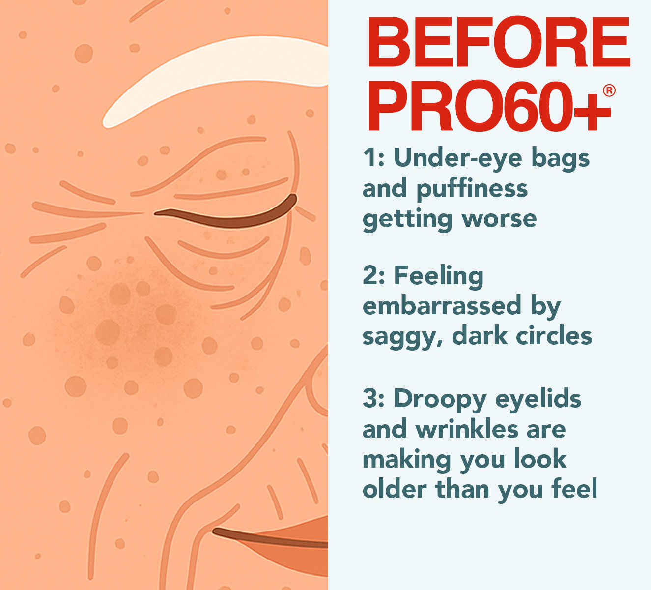 Brail inflammation before Vitaee