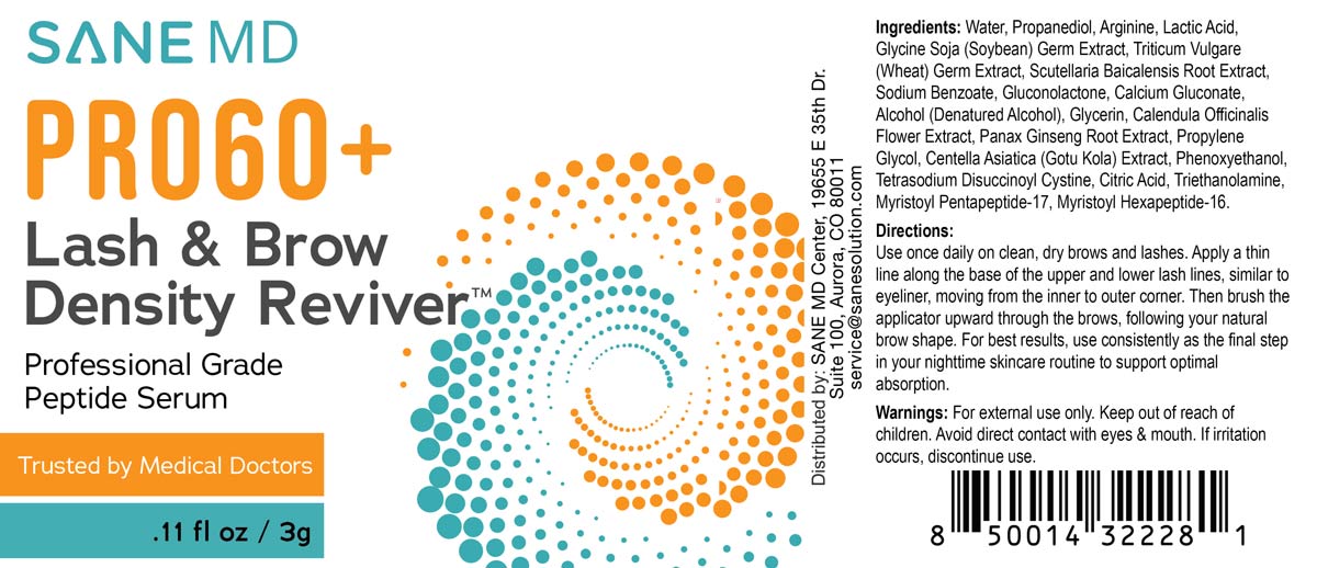 Nerve Renew Supplement Label