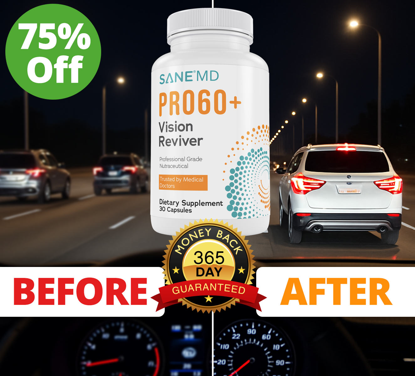 SANE MD VITAAE Three bottles