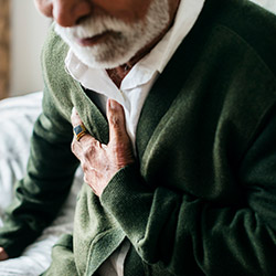 Person having High Blood Pressure