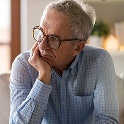 Man is in Depression