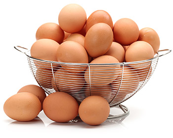 image of basket full of eggs