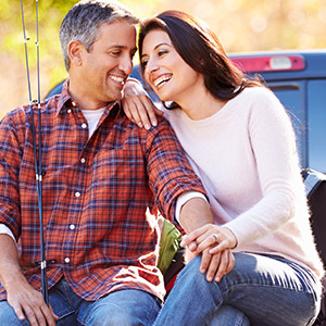 happy Couples sitting together