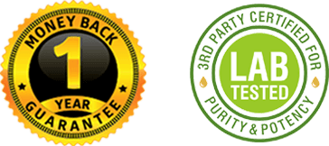 Full 1 YEAR Money Back Guarantee, Lab tested For purity and potency
