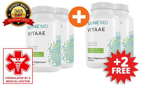 2 Bottles + 2 FREE SANE:MD Vitaae™