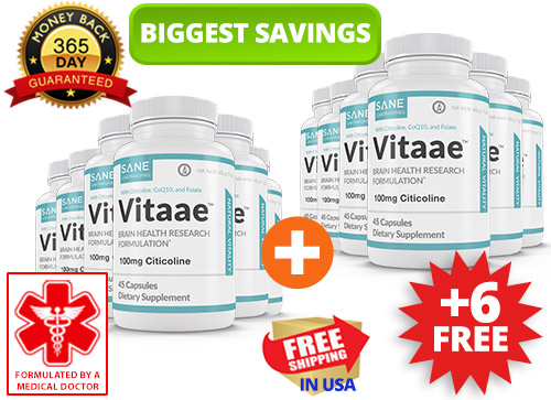 Buy 6 - Get 6 FREE SANE Vitaae