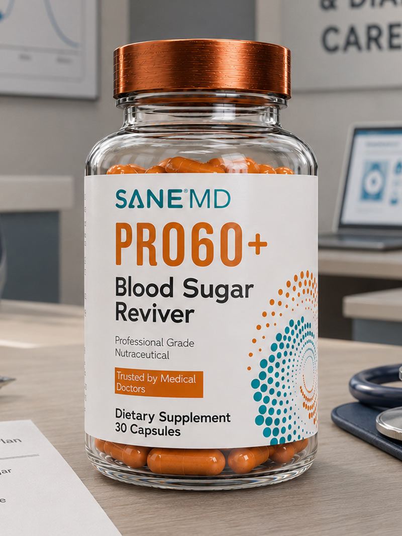 PRO60+ Blood Sugar Reviver bottle