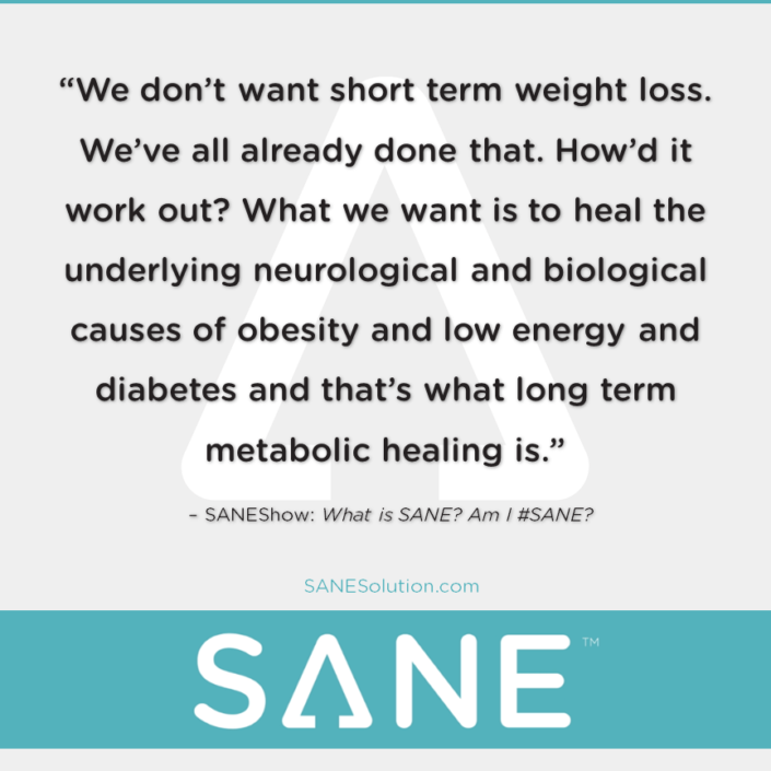 Starvation Is NOT Healthy. Stop counting calories & go #SANE w/me at http://SANESolution.com