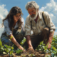 An image of a man and woman gardening to reverse type 2 diabetes.