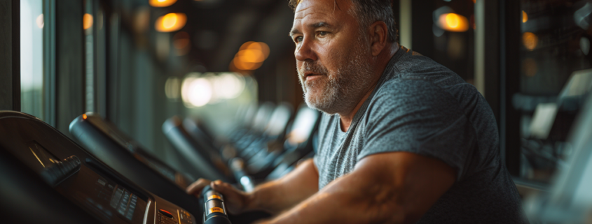 An image of a man working out on a treadmill in a gym