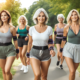 An Image of Women Walking for a Summer Body