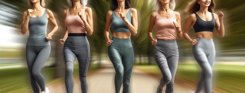 An Image of Women Briskly Walking to Prevent Prediabetes